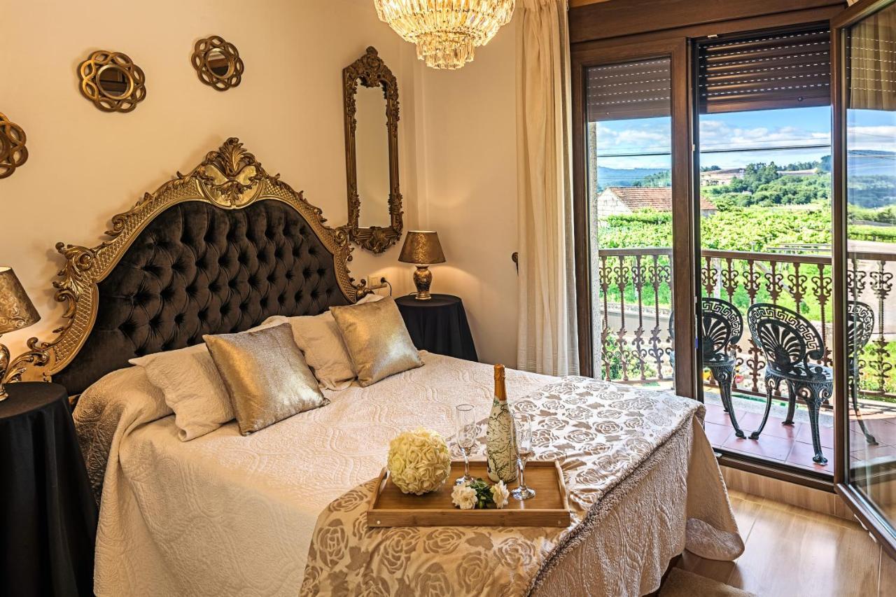 卡尔达斯·德·雷斯Casa Victoria Garden Con Jacuzzi Y Piscina别墅 外观 照片